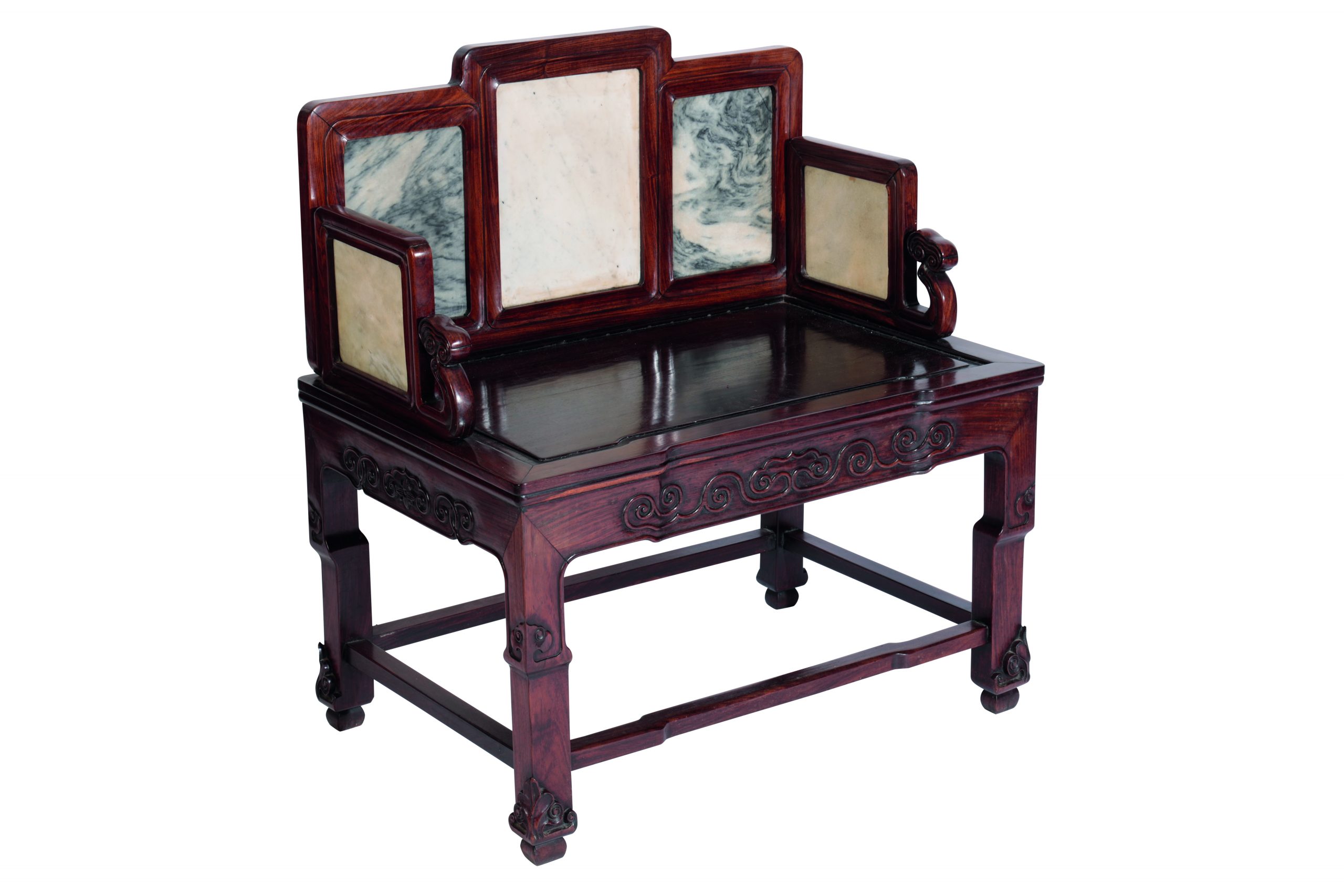 Small Huanghuali throne chair, Qing Dynasty 18th Century Small Huanghuali throne chair, Qing Dynasty 18th Century