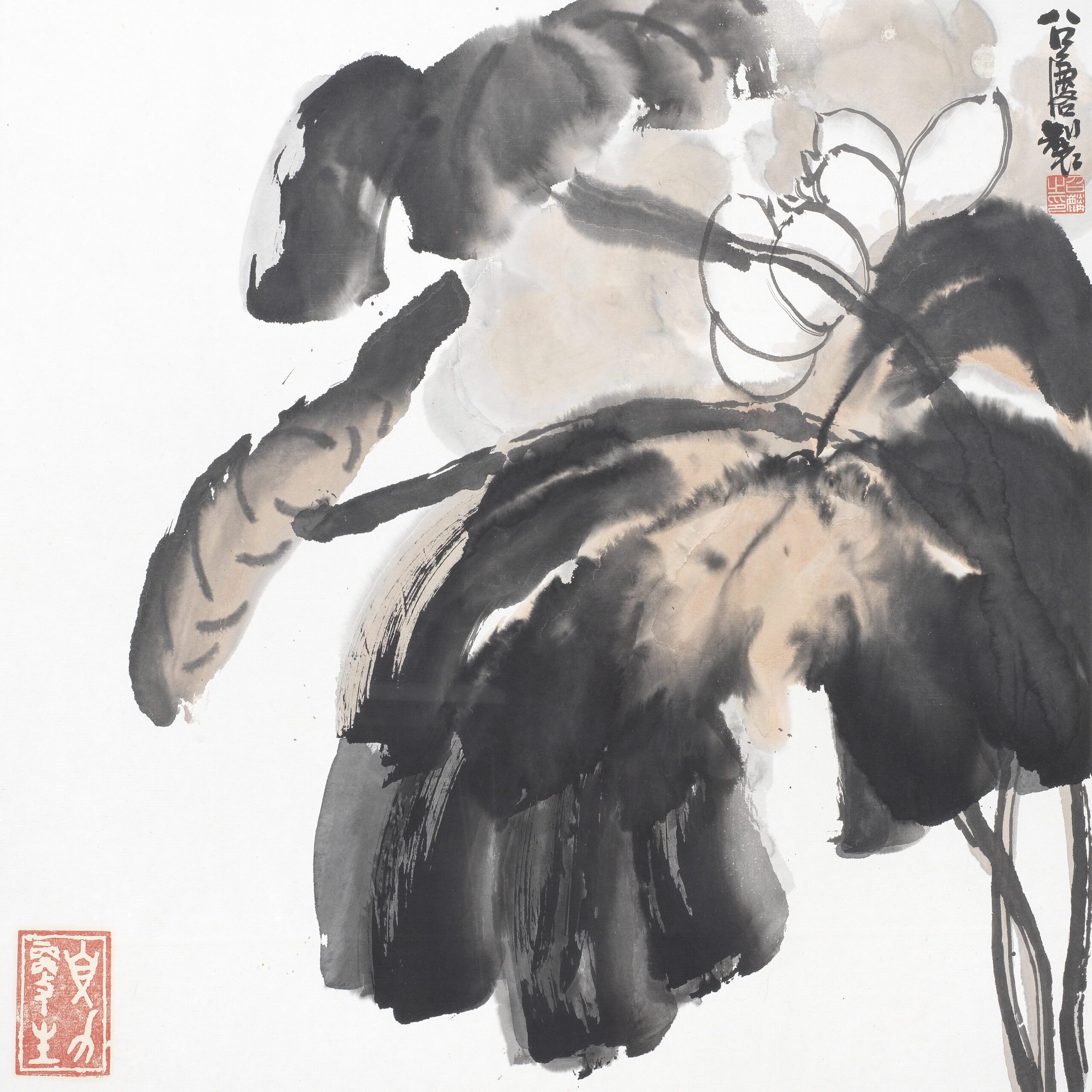 FANG ZHAOLIN (1914-2006) Lotus Flower