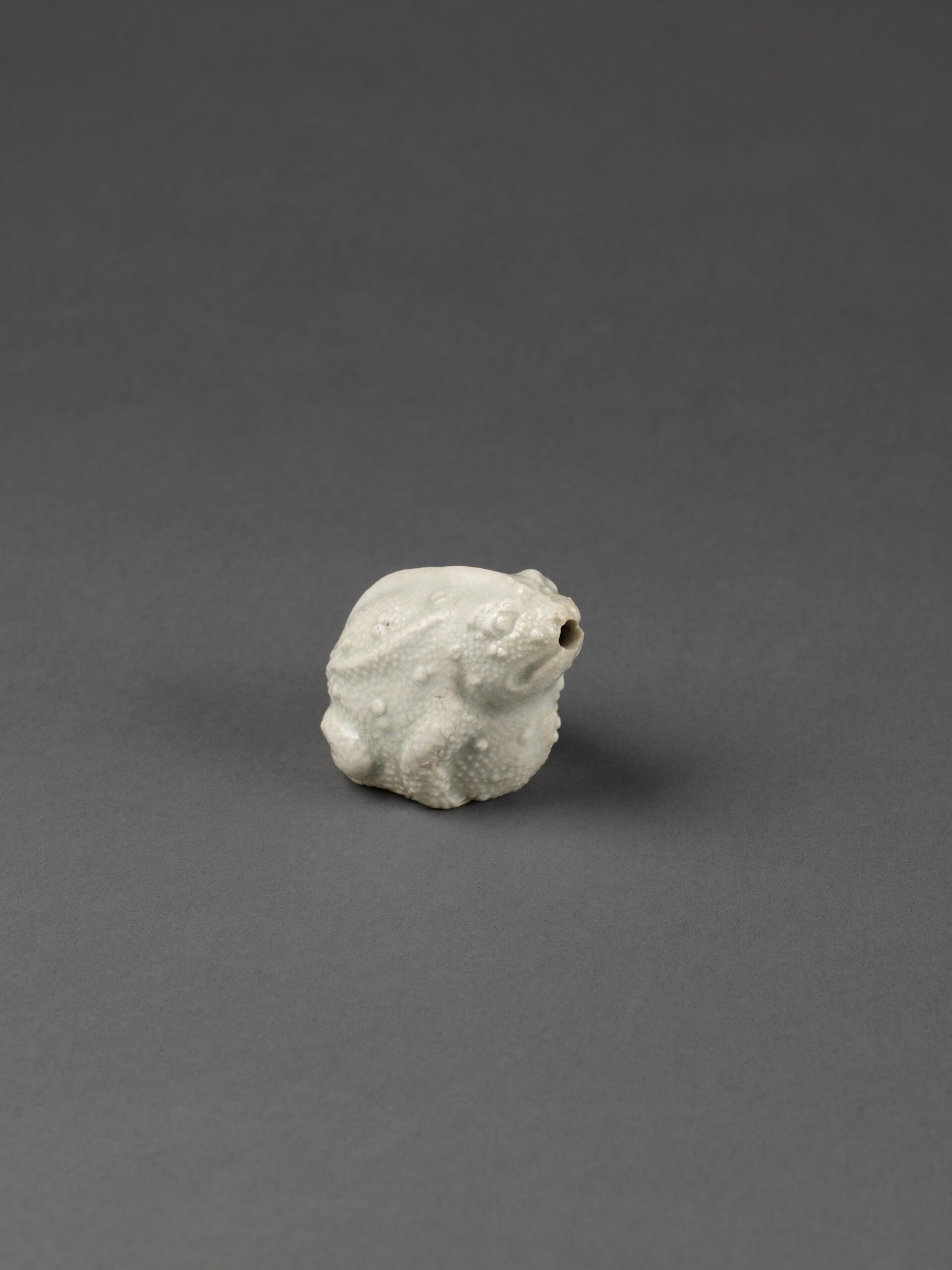 A qingbai toad-shaped water dropper A qingbai toad-shaped water dropper