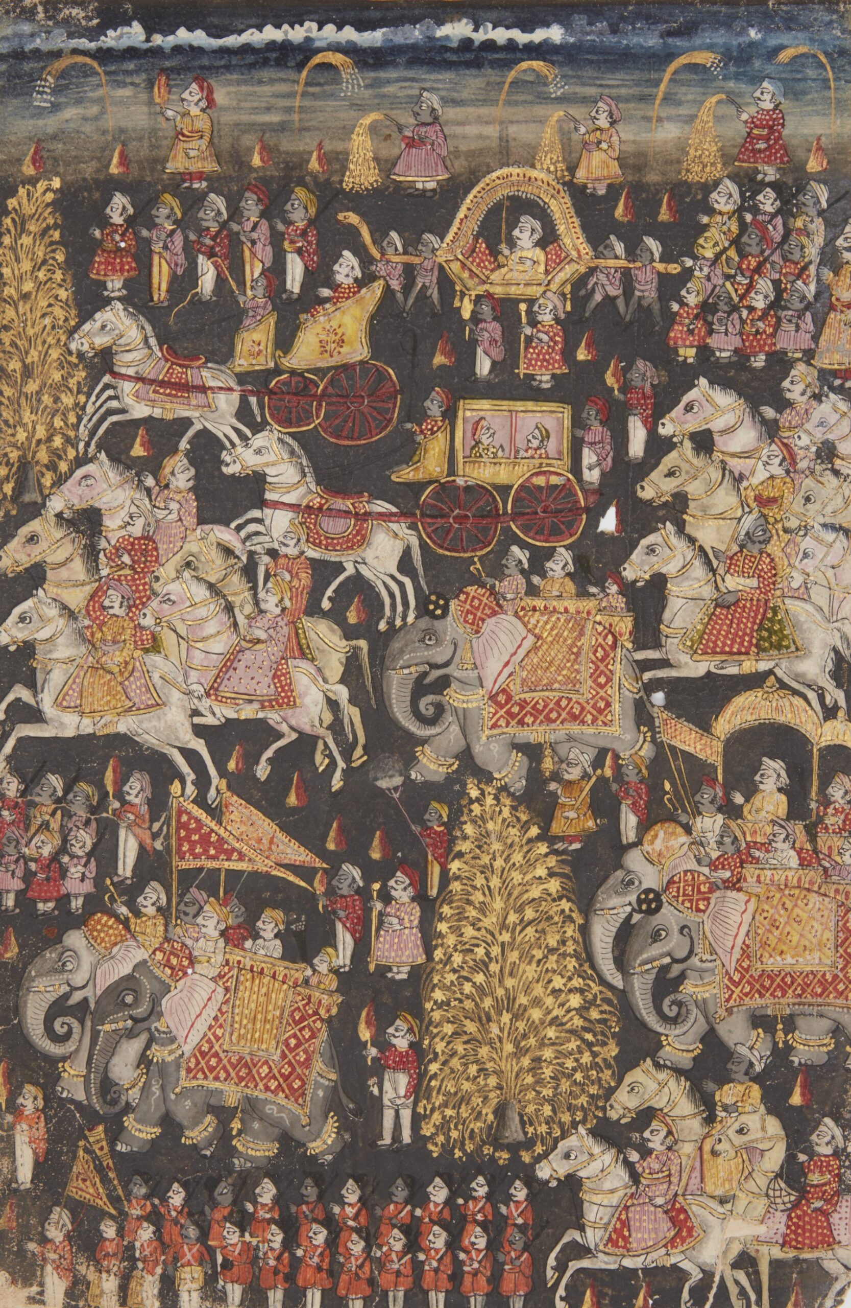 produced for the Nawab of Sachin Ibrahim Muhammed Yakut Khan I Bahadur (r. 1802 - 1853AD), Sachin, South India, first half of the 19th century, with 29 illustrations, 26.4 x 19.2cm, £8,000-£12,000 produced for the Nawab of Sachin Ibrahim Muhammed Yakut Khan I Bahadur (r. 1802 - 1853AD), Sachin, South India, first half of the 19th century, with 29 illustrations, 26.4 x 19.2cm, £8,000-£12,000