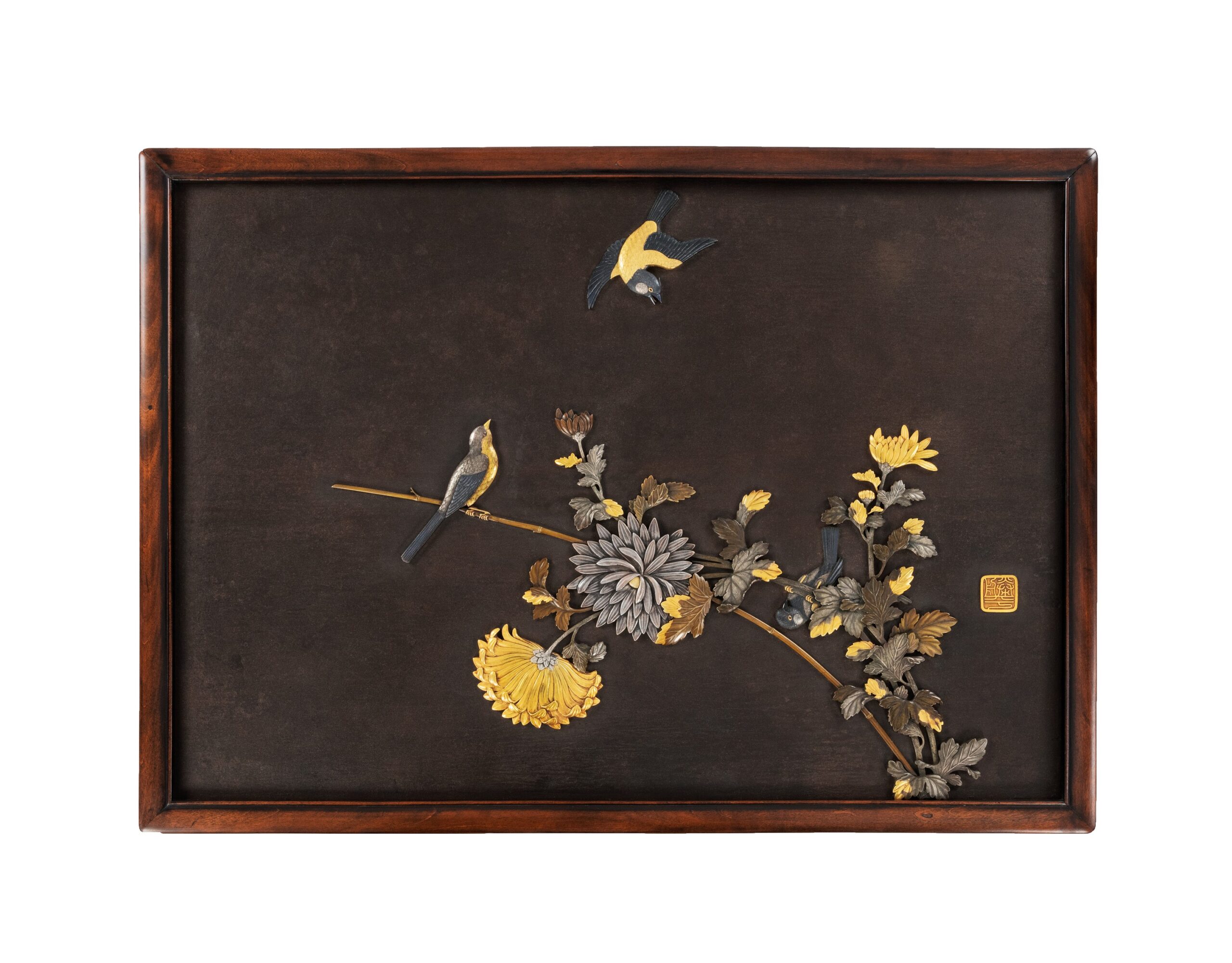 Meiji Period (1868-1912), by artist Hagiya Katsuhira (1804-1886) his art name Seiroken Height: 47cm, 18.5 inches Length : 65cm, 25.5 inches Diameter: 2cm, 0.75 inches Meiji Period (1868-1912), by artist Hagiya Katsuhira (1804-1886) his art name Seiroken Height: 47cm, 18.5 inches Length : 65cm, 25.5 inches Diameter: 2cm, 0.75 inches