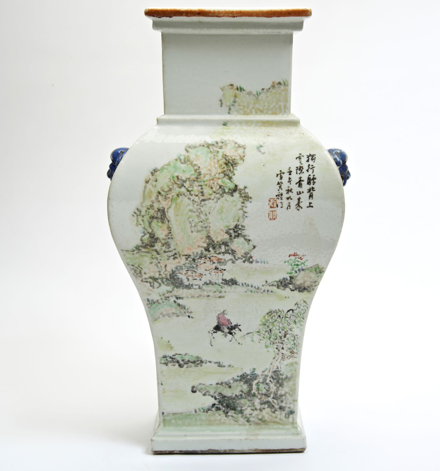 LARGE QIANJIANGCAI ENAMELLED VASE CHENG MEN (1833-1908) DATED 1882 PROVENANCE: Private West Country Collection - SOLD: £13,000 - FINE ASIAN ART 16 MAY 2022 LARGE QIANJIANGCAI ENAMELLED VASE CHENG MEN (1833-1908) DATED 1882 PROVENANCE: Private West Country Collection - SOLD: £13,000 - FINE ASIAN ART 16 MAY 2022