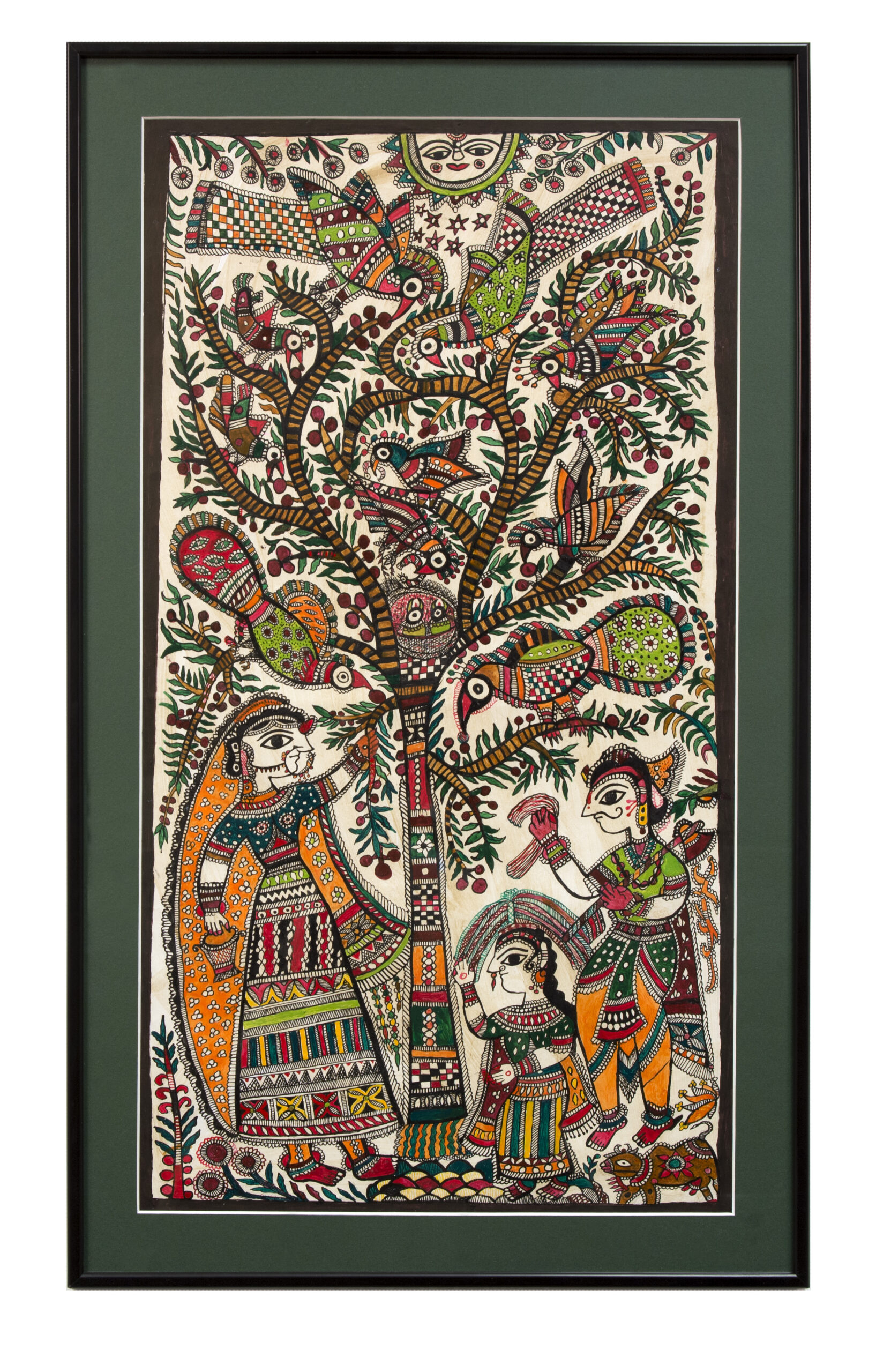 Karpuri Devi, Madhubani - Tree of Life, 2018, 56 x 38cm