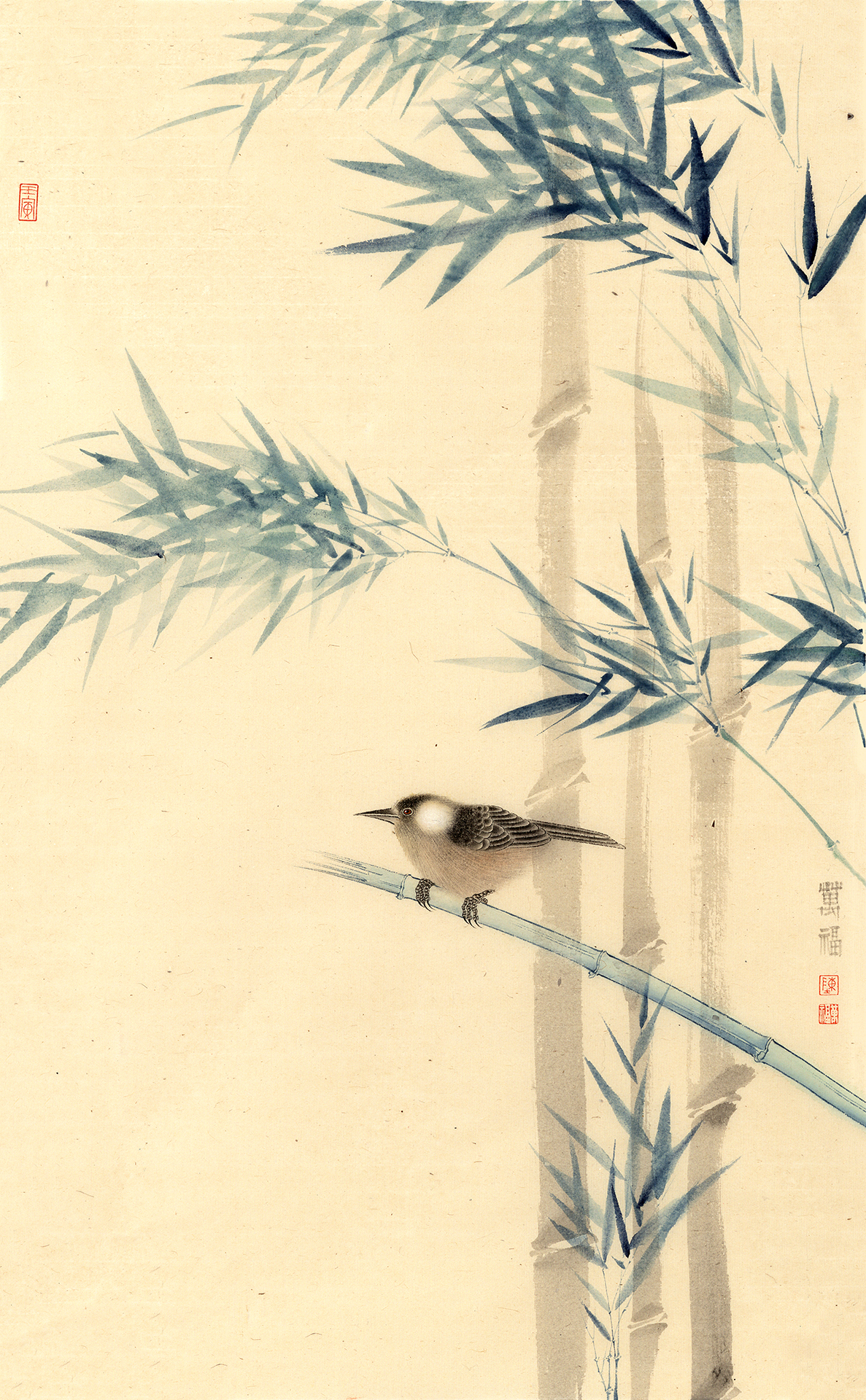 Bamboo, Ink Painting, 78cmX48cm