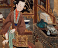 ‘Twelve Beauties at Leisure Painted for Prince Yinzhen, the Future Yongzheng Emperor’, 1709-1723, detail from set of 12 paintings, The Palace Museum, Beijing