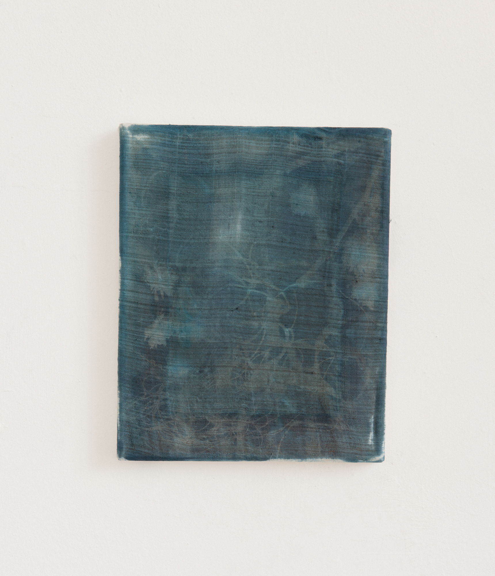 Olga Grotova, Worm Nest, Cyanotype on hand-made silk, 25.5 x 20.5 cm, 2023, Artworks © The Artist, Courtesy of Schoeni Projects and THE SHOPHOUSE, Photo by Arcalis Studio