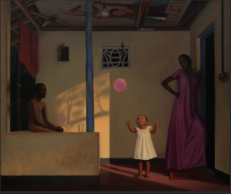 Tom Vattakuzhy, Drift, 2026, Oil on Canvas, 60 x 72 in